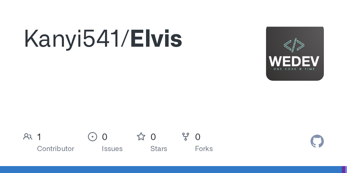 Elvis project open graph image