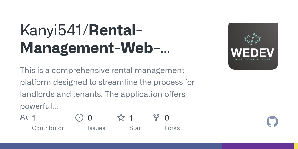 Rental-Management-Web-application
